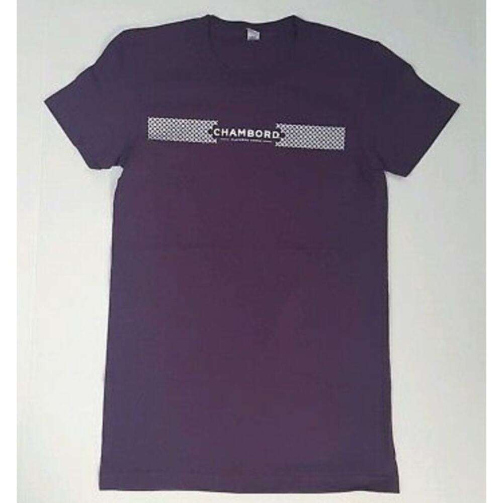 Chambord Womens S Tee Purple SS Crew T-Shirt Rasberry Liquor Drinking Swag New